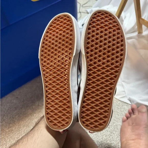 Vans Multicolor Checkered Slip-On Sneakers. M8/W9.5 - Picture 5 of 7